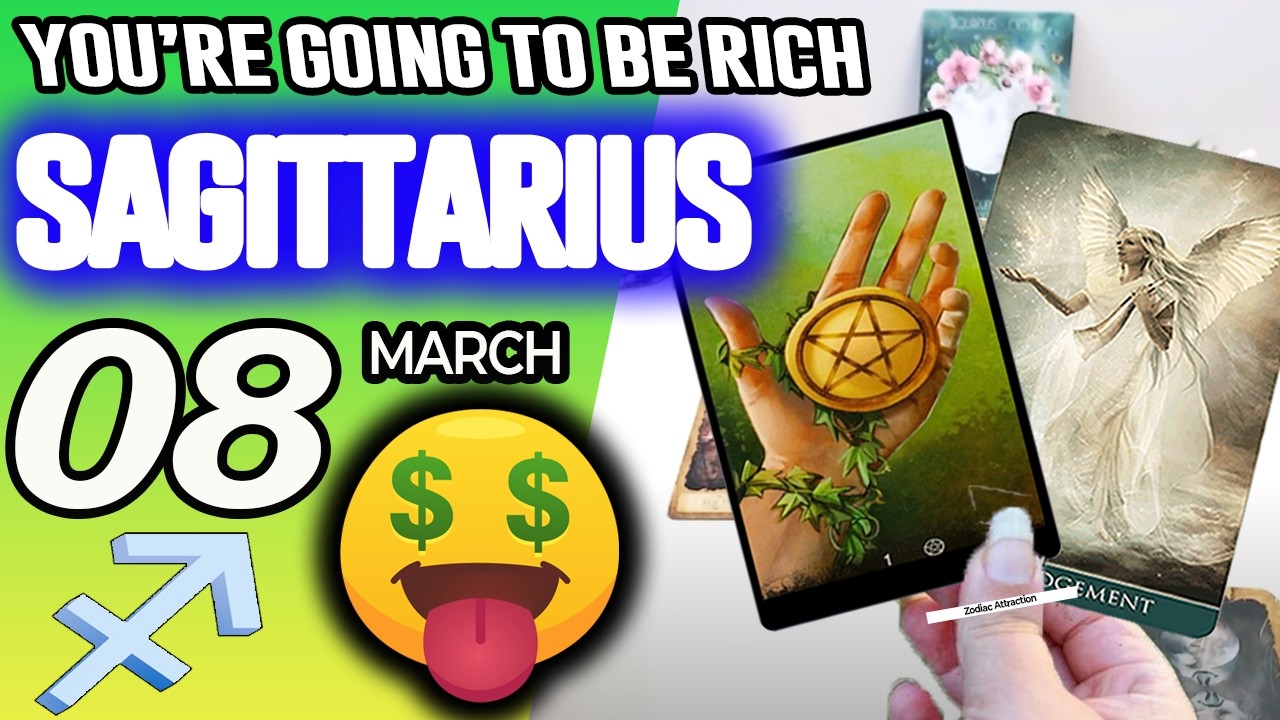 Sagittarius ♐💲💲YOU’RE GOING TO BE RICH 🤑 horoscope for today MARCH 8 2026 ♐ #sagittarius tarot MARCH