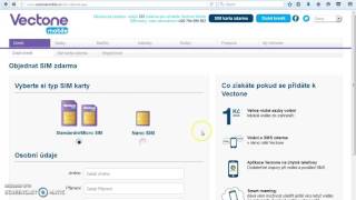 Vectone Mobile Objednavka Simky