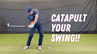 FIRST MOVE IN THE DOWNSWING-TURN YOUR SWING INTO A CATAPULT!