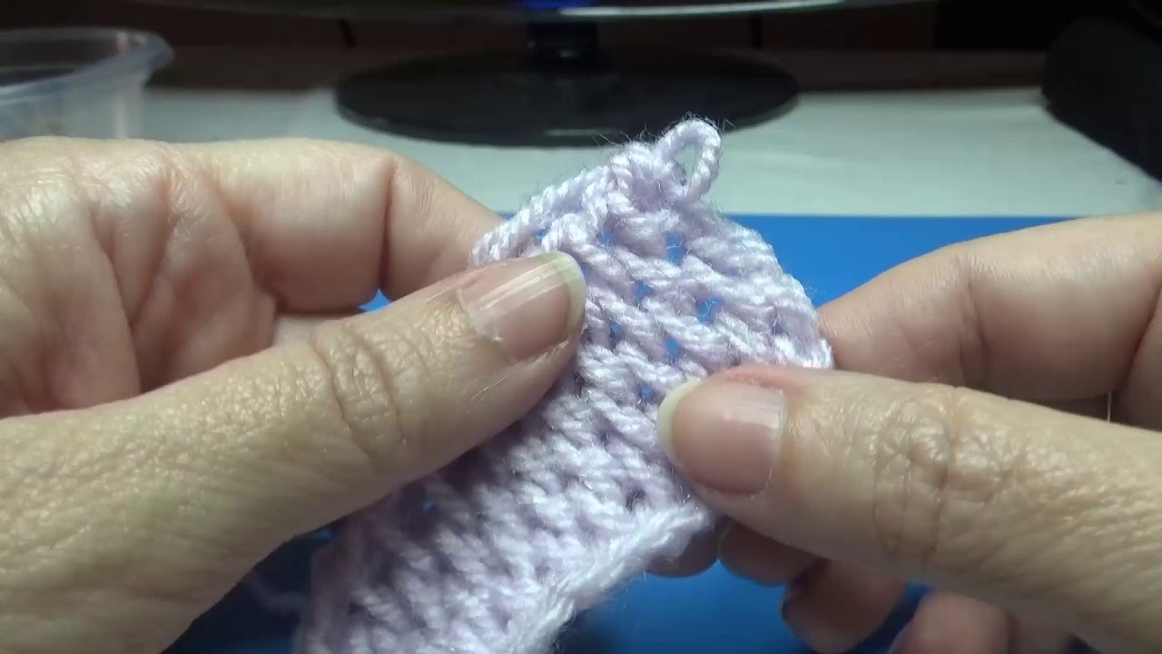 Uncinetto Tunisino punto elastico o pieno