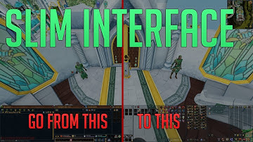 How to make your interface slim & lock it - Runescape 3