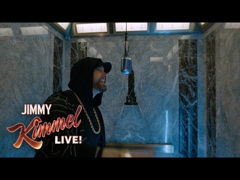 EXCLUSIVE - Eminem Performs “Venom” from the Empire State Building! Presented by Google Pixel 3