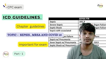 ICD guidelines ll Sepsis , MRSA , Covid 19 guidelines ll #cpcexam #cpc #aapc #medicalcoding #icd