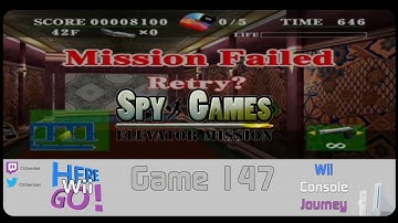Spy Games Elevator Mission | Game 147 | Here Wii Go | Wii Console Journey