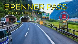Driving Austria to Italy І Brenner Pass Border Crossing