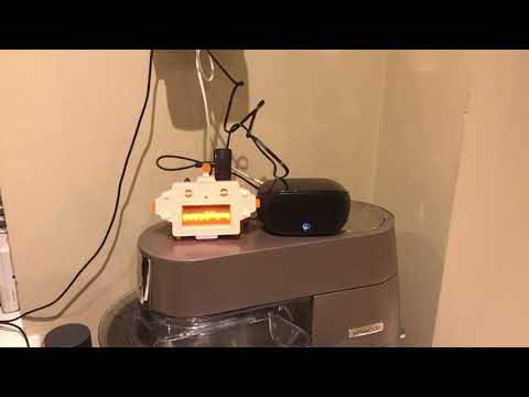 Scroll Bot interfaces with squeezelite and squeezebox