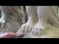 Carving a stone Falcon- (fast version)