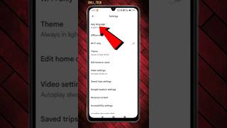 How to change language on Google maps #shorts #tech #googlemaps