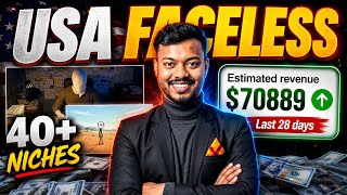 🔥40+ High RPM AI Faceless Niches | How to Start a USA Based channel | USA Based channel Ideas 📈