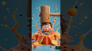 Giant Hammer Vs Fruit Block Challenge