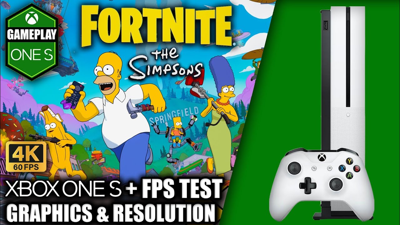 Fortnite Simpsons/Chapter 6 Season 5 - Xbox One Gameplay + FPS Test