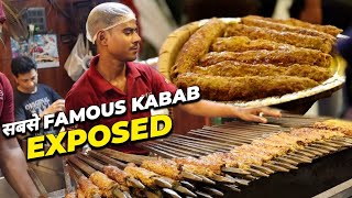 Exposing Best Mutton and Chicken Kebabs in Old Delhi | Famous Kabab Shop Opposite Jama Masjid