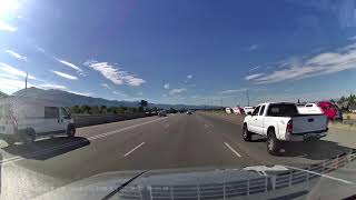 Driving alongside Utah's commuter rail, the FrontRunner.