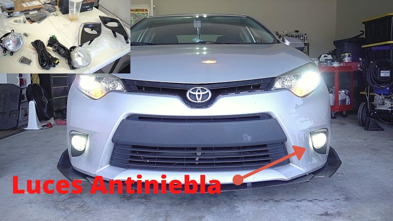 Como Instalar Faros de Niebla en un Toyota Corolla 2015 -