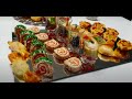 Assortiments de canapés pour apéritif (amuses bouches )بالعربية و الفرنسية