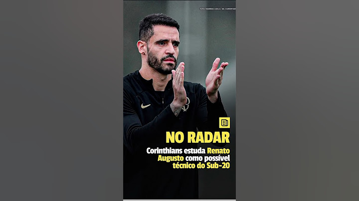 Será que vai ser o novo técnico do sub 20 #corinthians