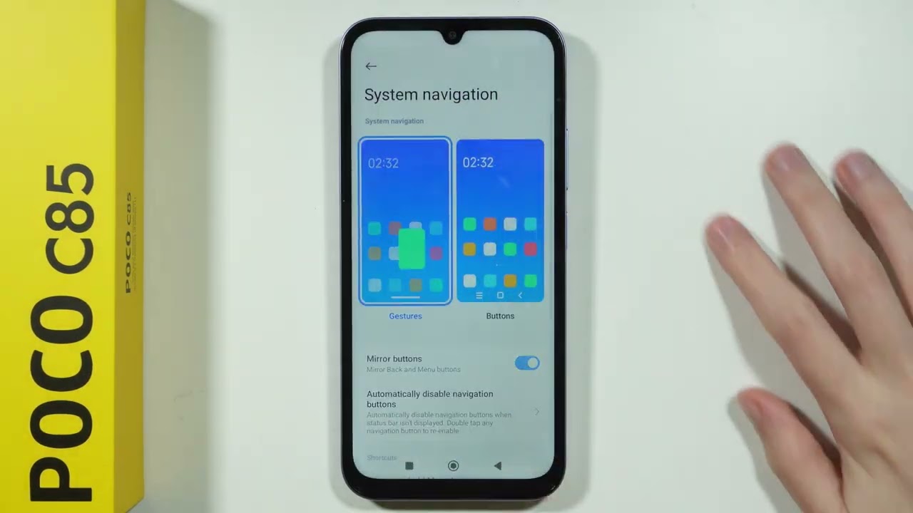 POCO C85: How to Go Back