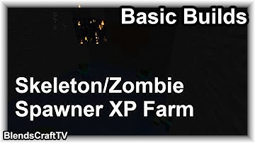 Spawner XP Farm - Minecraft 1.14 - Basic Builds