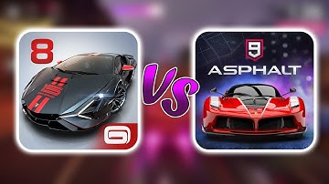 Asphalt 8: Airborne VS Asphalt 9: Legends - COMPARISON (ANDROID)