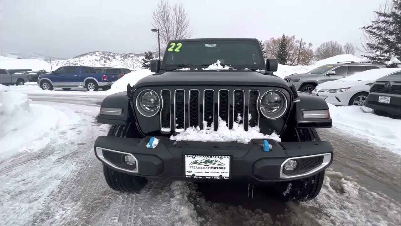 Steamboat Motors 2023 Jeep Wrangler 4XE Sahara Corey 815.914.4630 YouTube