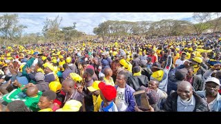 WATCH: Nelson Chamisa addresses capacity crowd at CCC Mutare rally