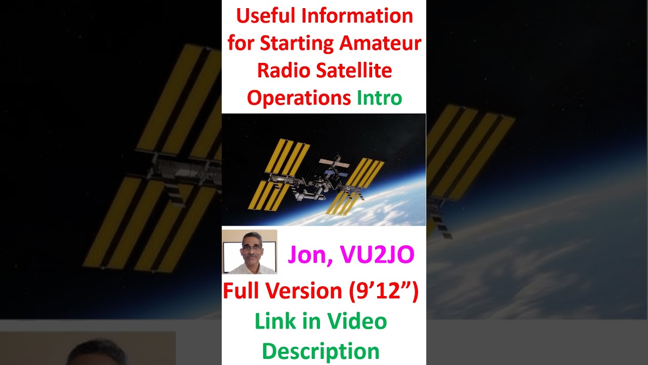 Useful Information for Starting Amateur Radio Satellite Operations