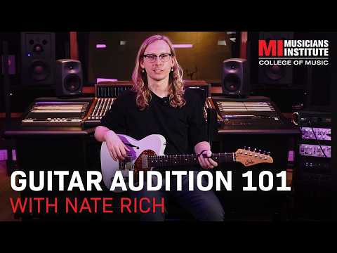 Guitar Auditions 101 | Certificate/Associate Degree Application Prep
