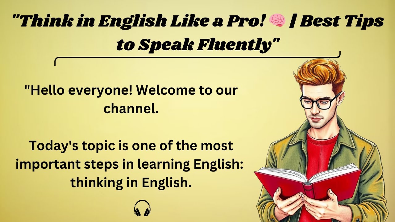 Think in English Like a Pro! 🧠 Best Tips to Speak Fluently | Graded ...