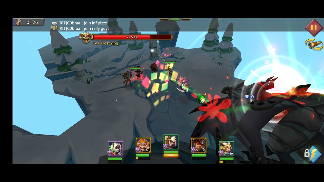 How to Kill Frostwing in Two Strikes - Lords Mobile