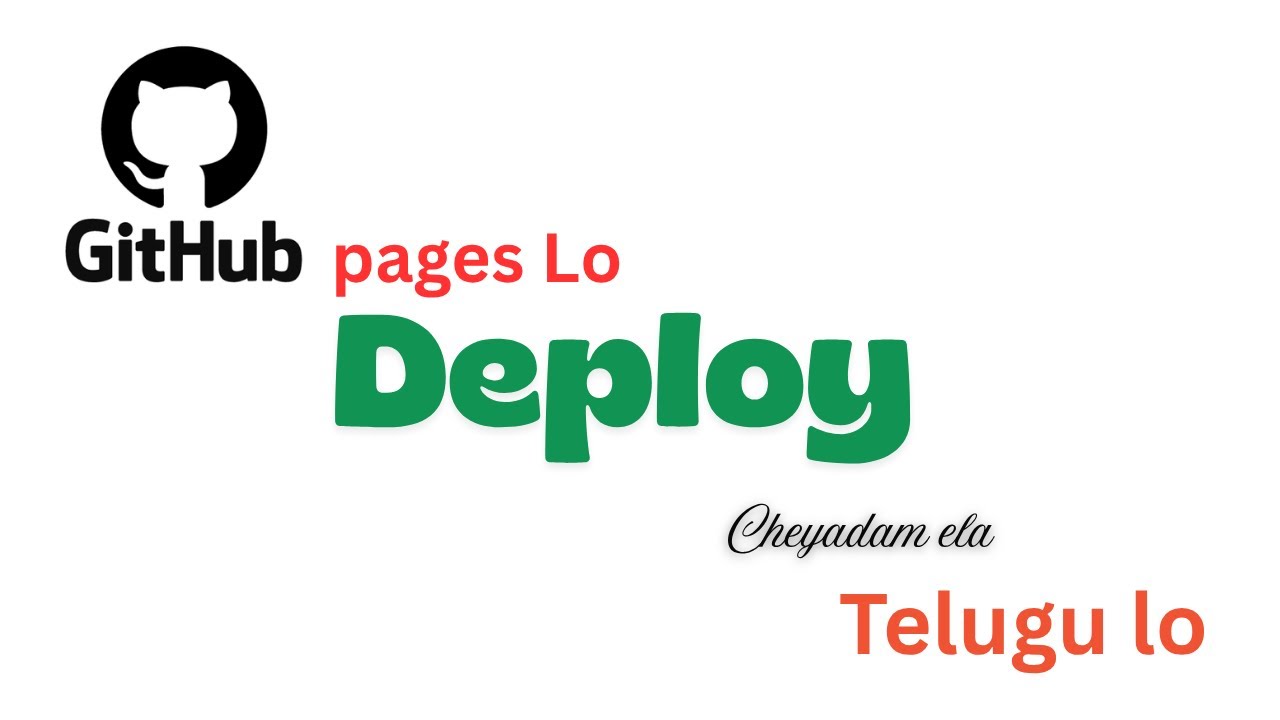 How to Deploy a Project using GitHub Full Tutorial for Beginner |Step ...