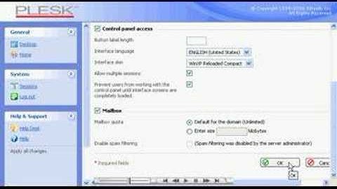 Cari.net -Creating a POP email account in PLESK