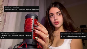 ASMR | Respondo a vuestras preguntas ⭐️| Q&A (especial 35k)