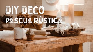 3 DIY FÁCILES y RÚSTICOS de PASCUA  Paso a Paso  HUEVOS y ZANAHORIAS