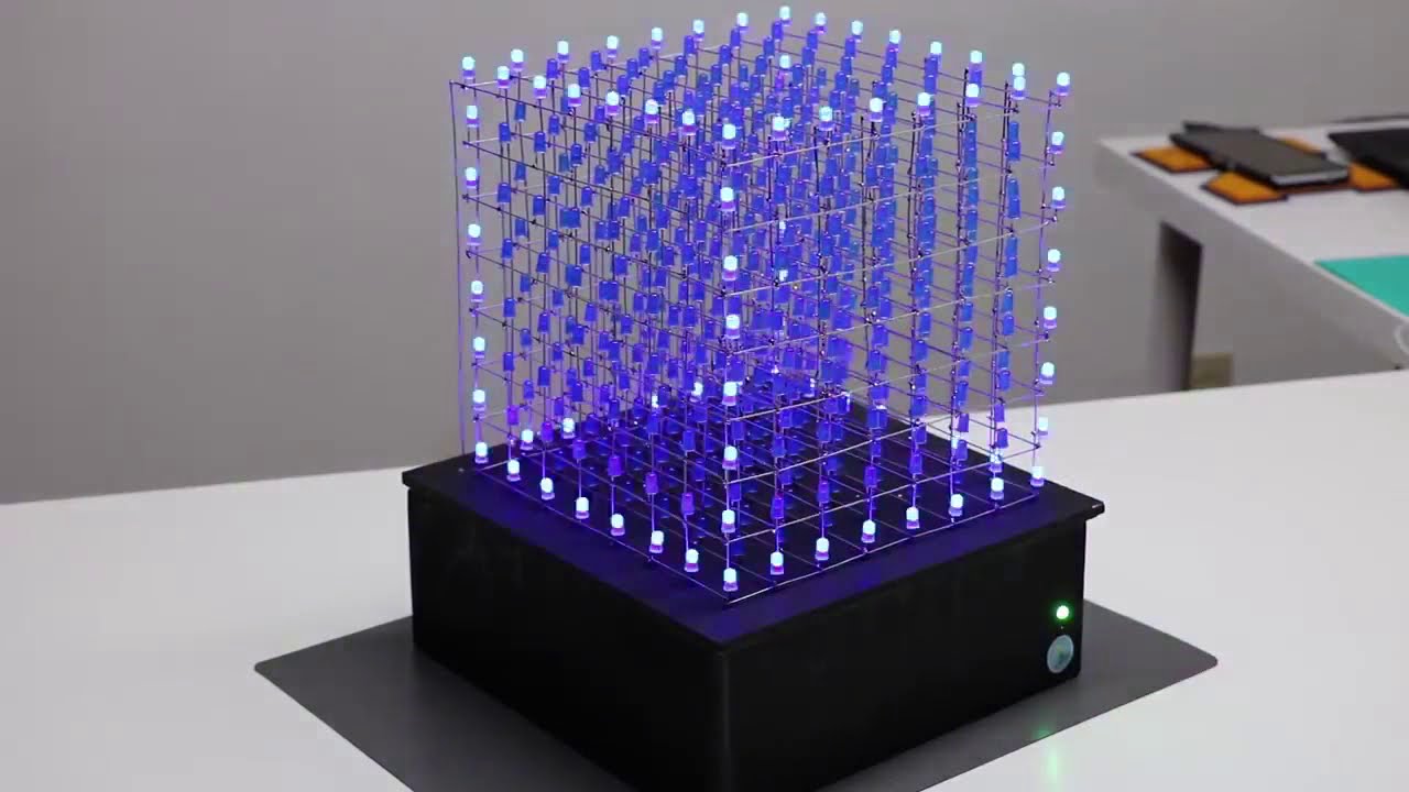 8x8x8 LED CUBE WITH ARDUINO UNO TECH VIRUS 2019 YouTube