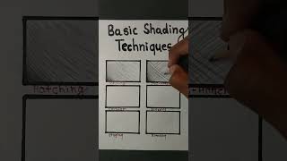 basic techniques of shading part 2,  cross hatching shading #drawing #shading #art #shorts