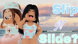 Water Balloon Fight? Slip And Slide Bloxburg Teen Mom Rp Read Description