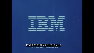 1980s IBM DISPLAYWRITER 6580 MICROCOMPUTER SYSTEM PROMOTIONAL MOVIE  XD10094b