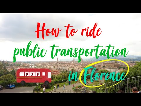 Video How To Ride Public Transportation in Florence, Italy | How To Ride The Bus And Tram + Bonus Tips