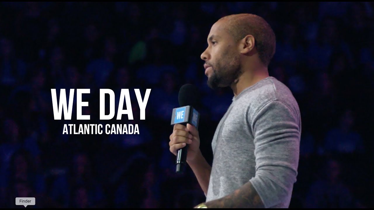 Tyler Simmonds @ WE Day Atlantic 2017 - YouTube