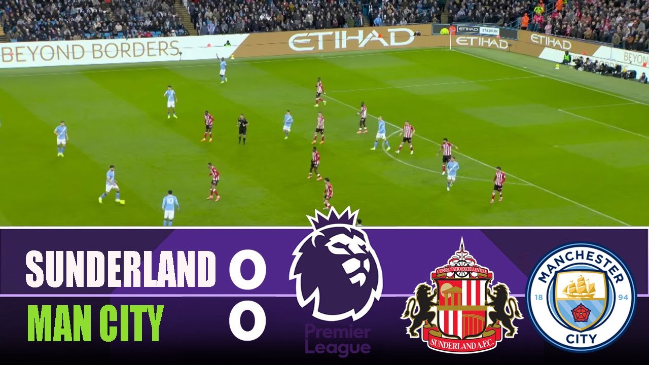 SUNDERLAND vs MANCHESTER CITY 0-0 | 2026 Premier League | Match Highlights