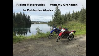 Afternoon Motorcycle ride with my Grandson In Fairbanks Alaska