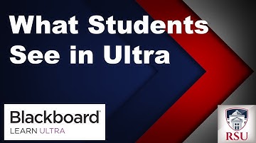 Student View & Preview Mode in Blackboard