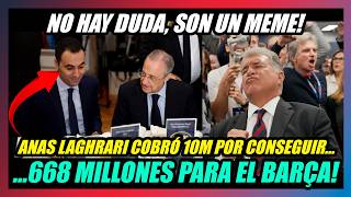 🔥EXCLUSIVA EL CONFIDENCIAL: ANAS LAGHRARI CONSIGUIÓ 668 MILLONES PARA EL BARÇA!!🔥SON UN MEME!!🔥