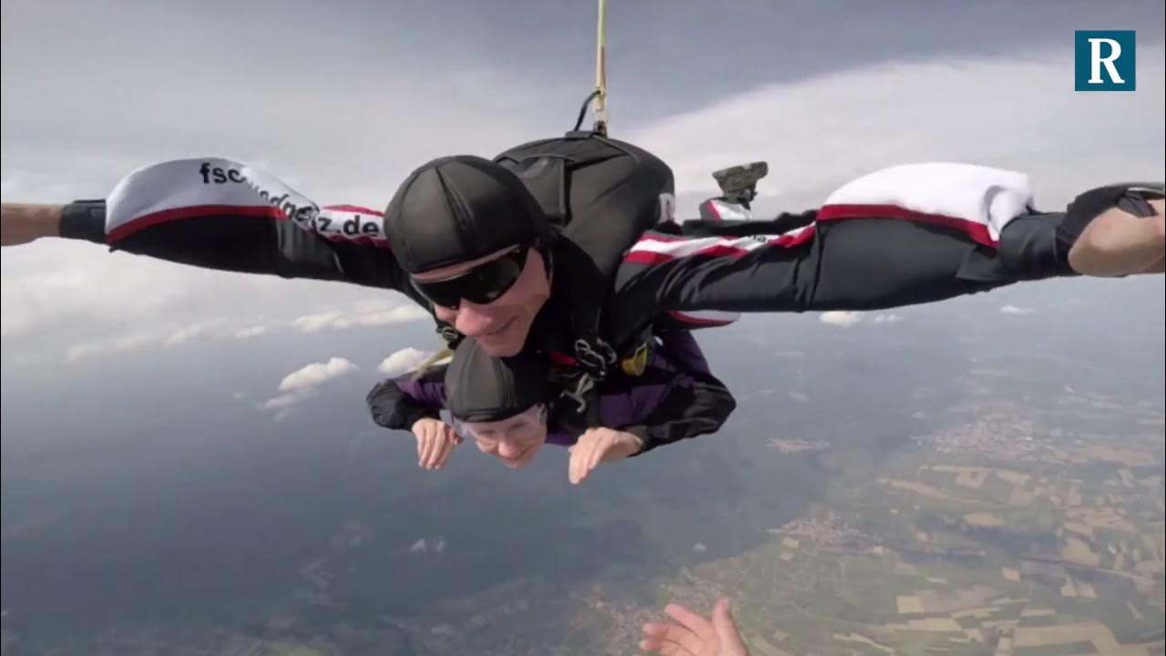 Wie Lange Dauert Ein Fallschirmsprung Aus 4000 M Fallschirmsprung: So sieht der freie Fall aus - YouTube
