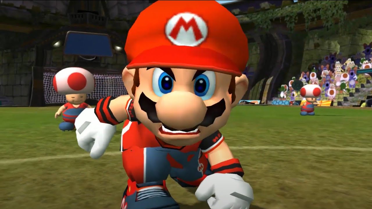 Super Mario Strikers Raging and Funny moments