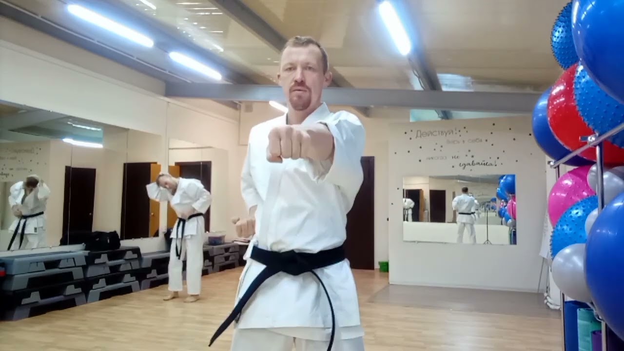 Прямой удар рукой в каратэ | Чоку дзуки (choku zuki)