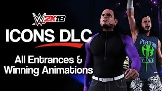 WWE 2K18 Enduring Icons DLC: All Entrances & Winning Animations