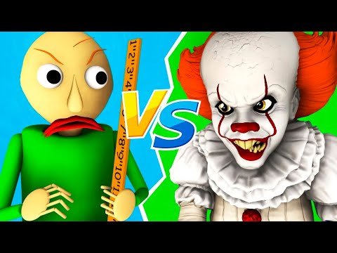 БАЛДИ vs ПЕННИВАЙЗ - ФИЛЬМ (3D Анимация Оно 2 Baldi's Basics Classic Remastered Хоррор Обновление)