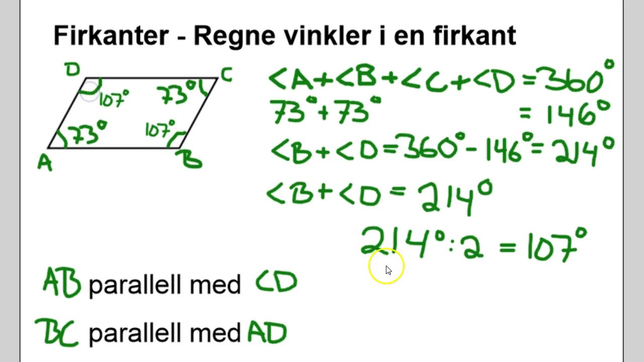 Multi kap 4   Regne vinkler i en firkant