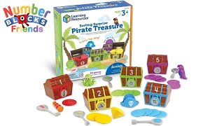 Numberblocks – Unboxing Sorting Surprise Pirate Treasure! Satisfying ASMR Video